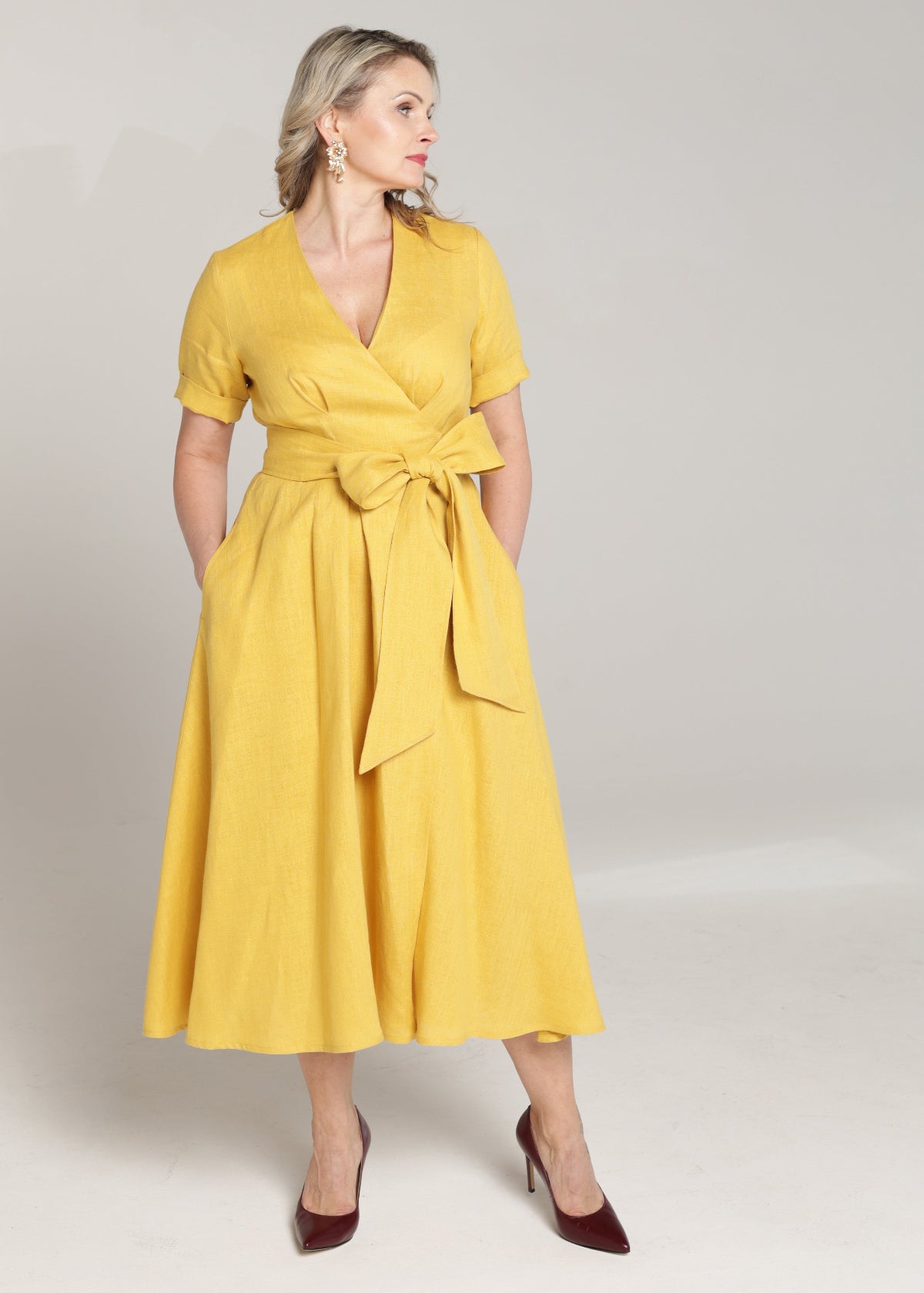 Marlena Dress - Yellow Mimosa