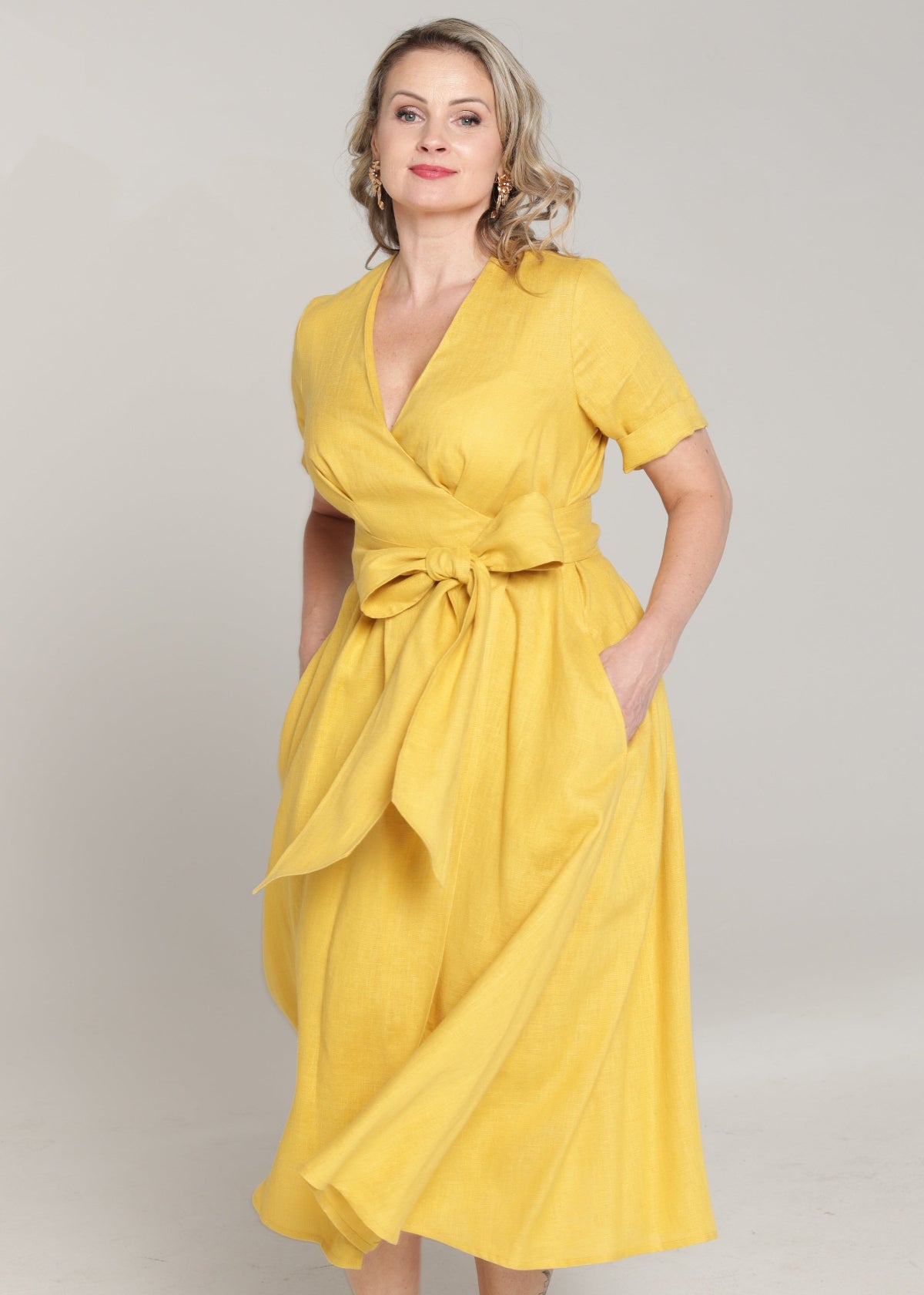 Marlena Dress - Yellow Mimosa