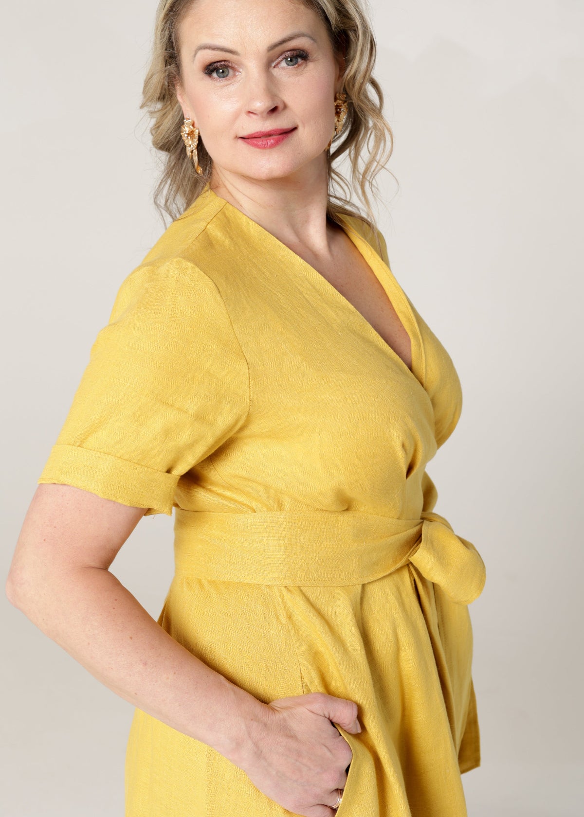 Marlena Dress - Yellow Mimosa