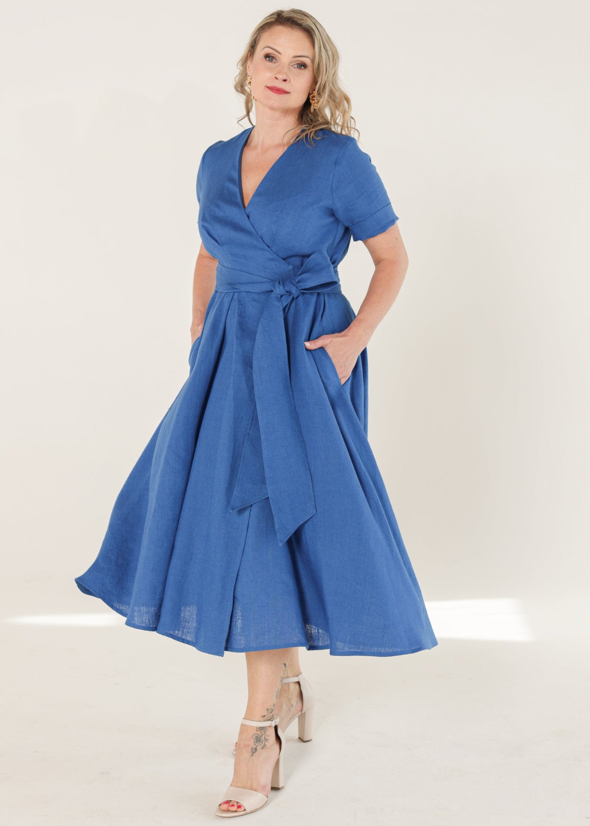 Marlena Dress - Summer Blue
