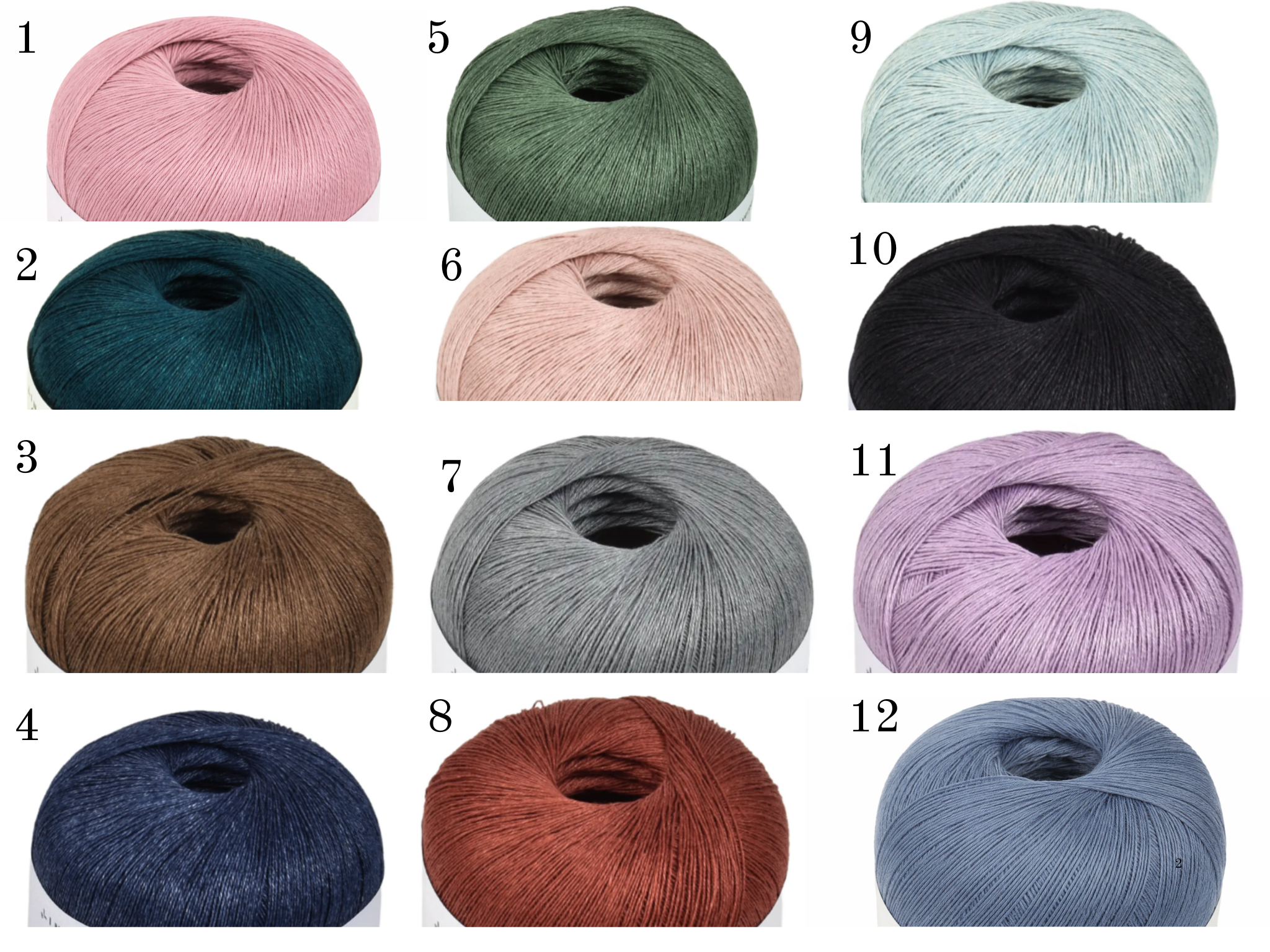 Linen Knitted Scarf/Head Cover