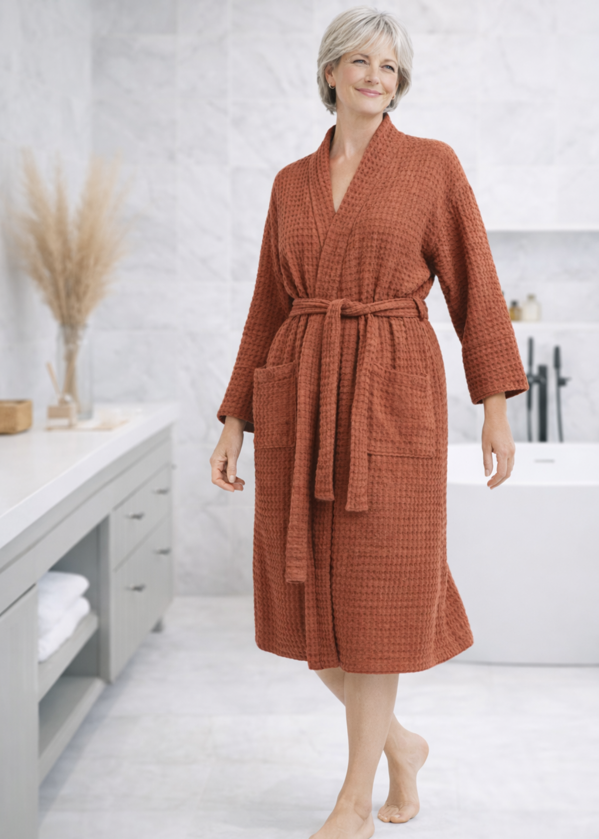 Bath or Sauna Robe in Six Colors