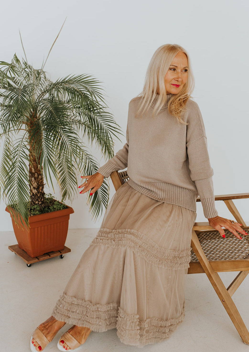 Soft Merino Wool Turtleneck Sweater