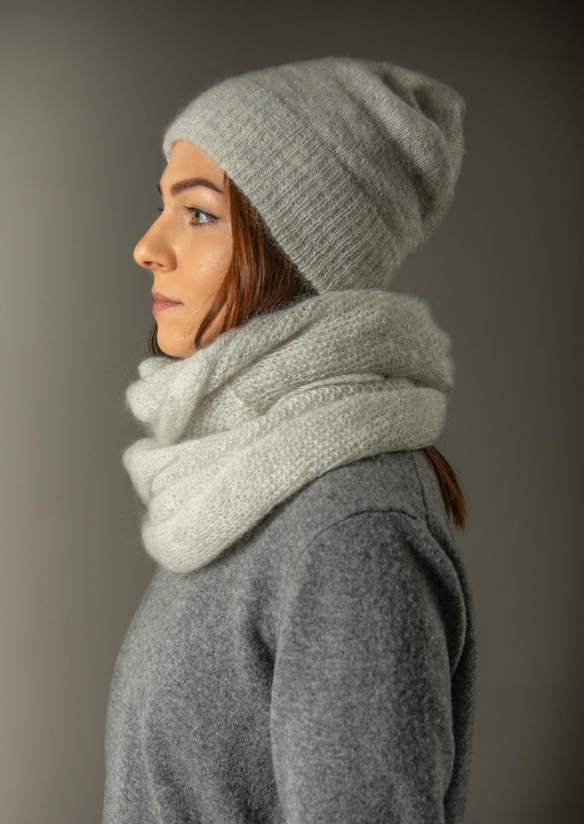 Various Colors of Mohair Wool Hat / Scarf or Set