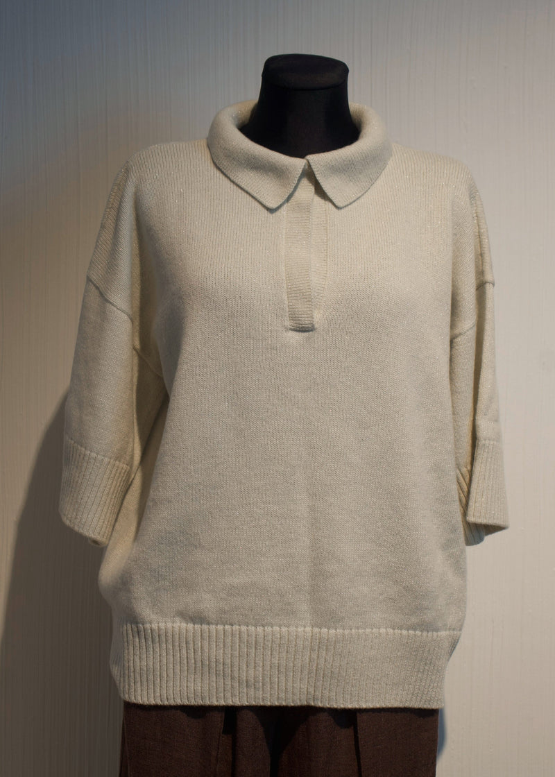 Kašmira Polo džemperis ar spīdumu