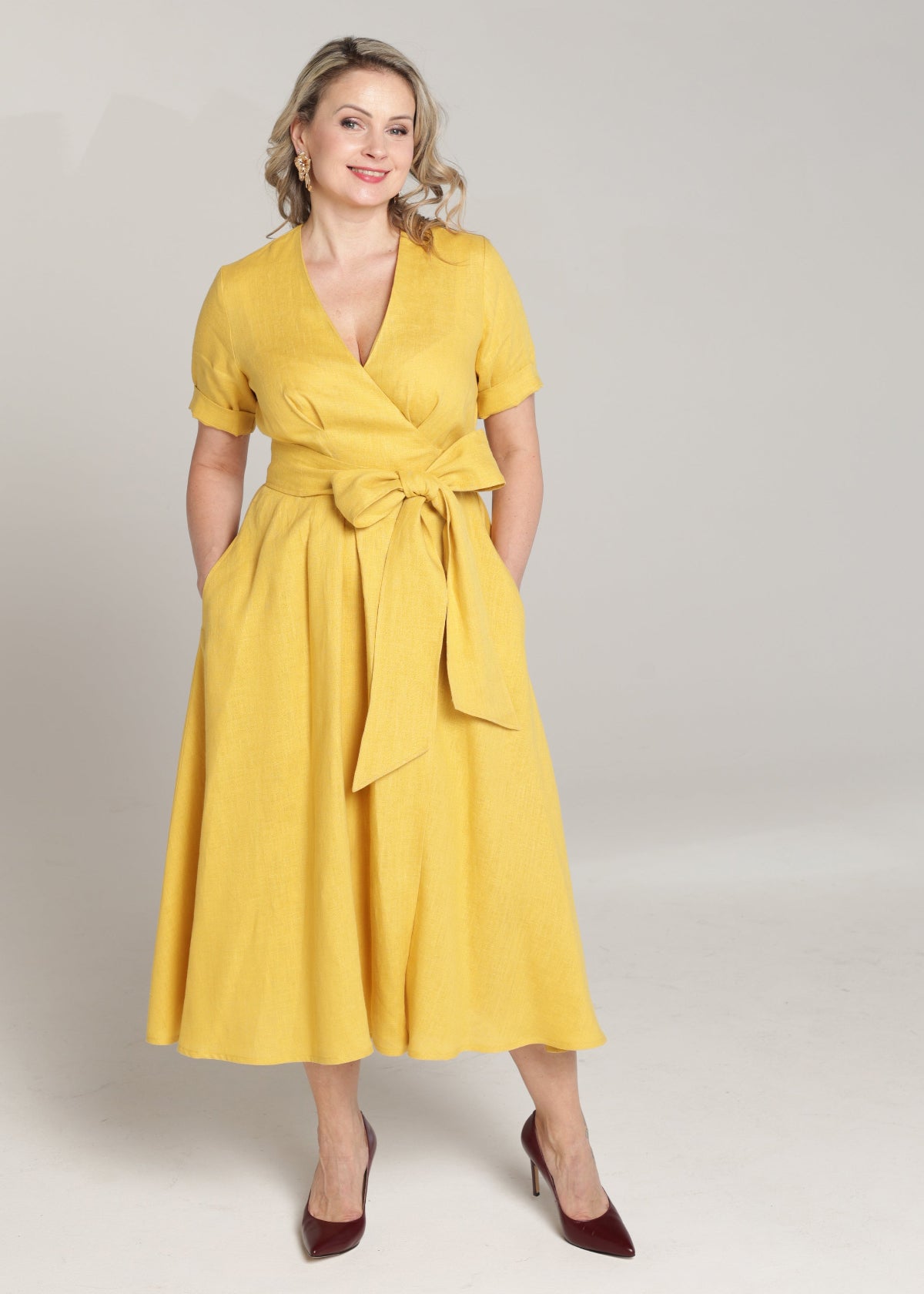 Marlena Dress - Yellow Mimosa