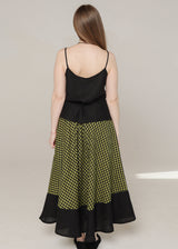 Linen top - black