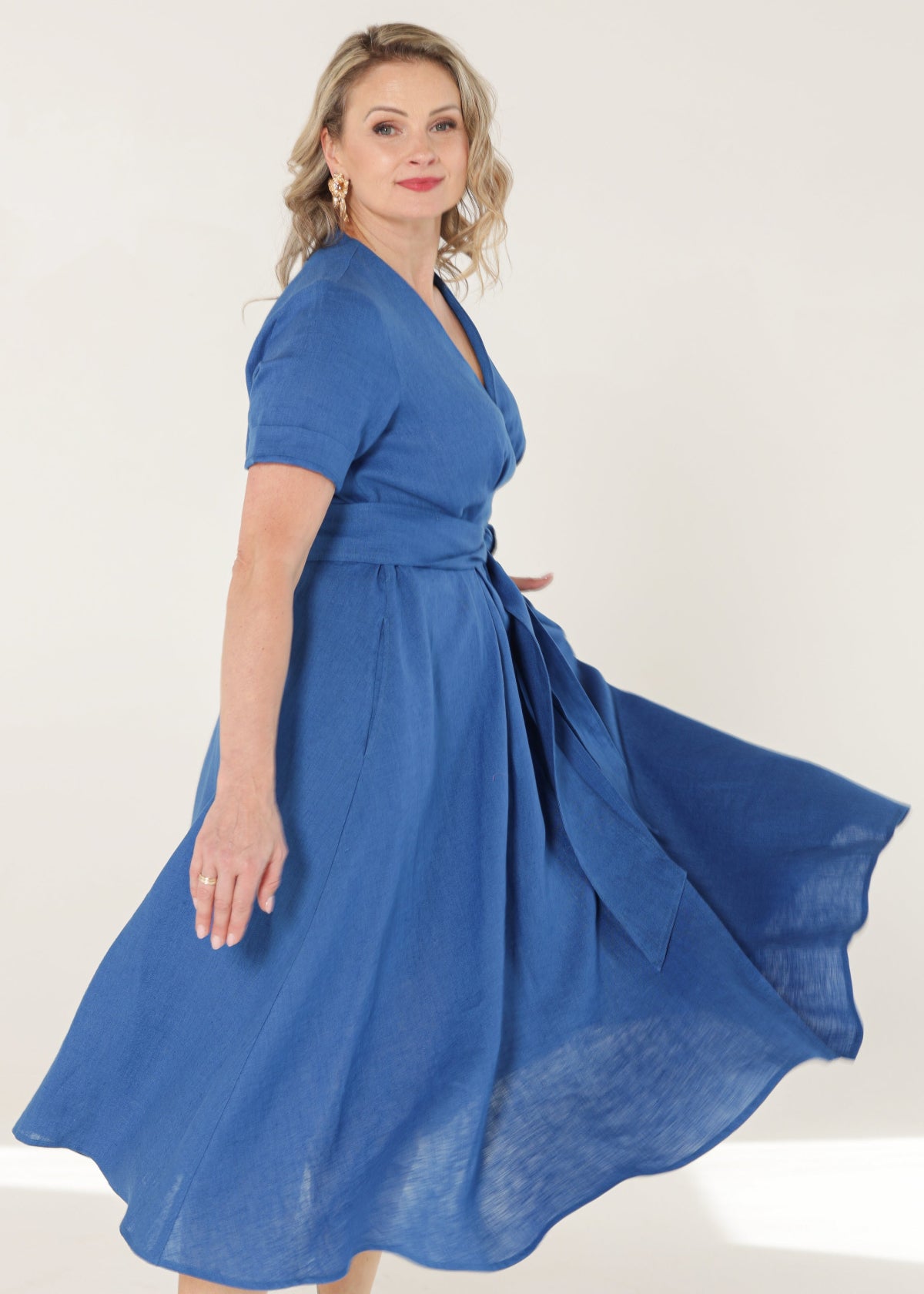 Marlena Dress - Summer Blue