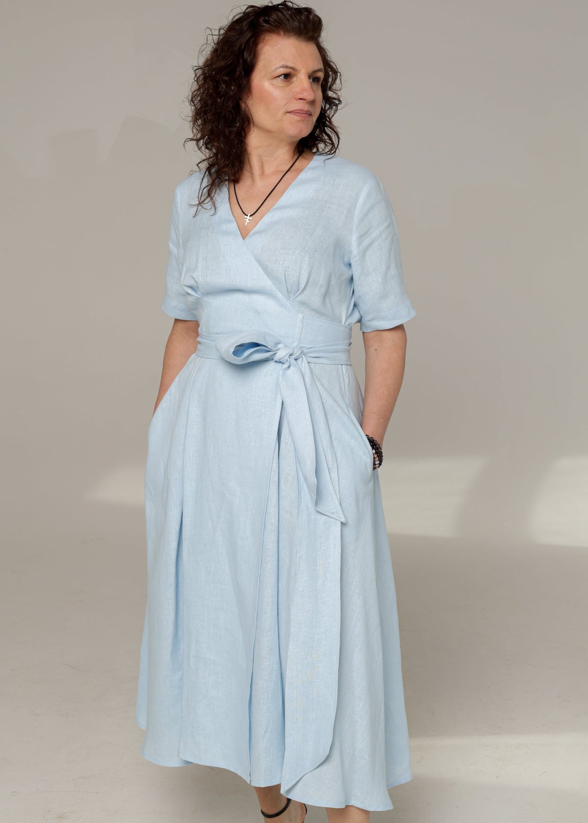 Marlena Dress - Light Blue