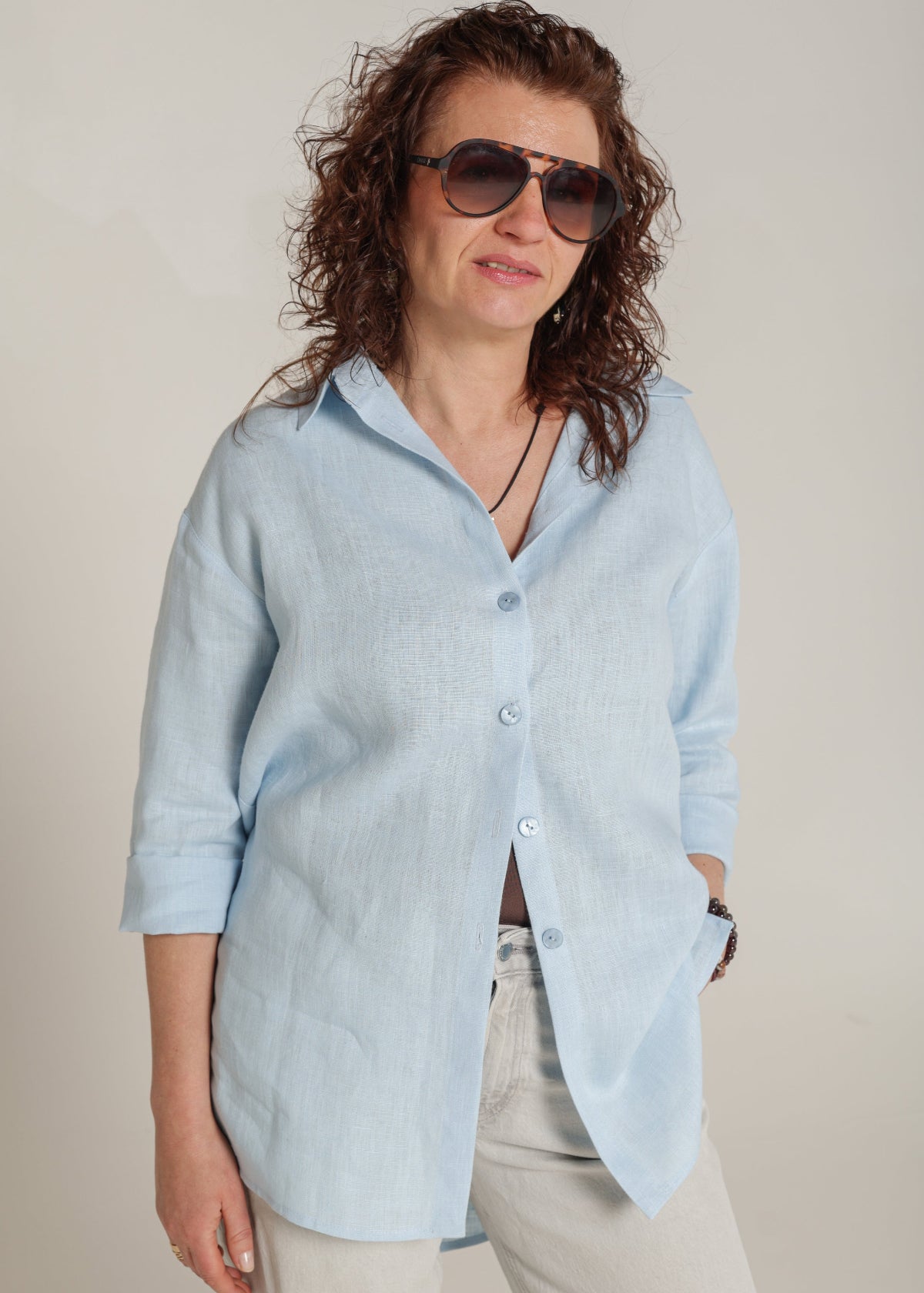Linen Shirt Serena - Two Colors