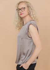 Satin tops cocoa