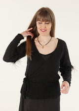 Vivienne Black Wrap Jacket