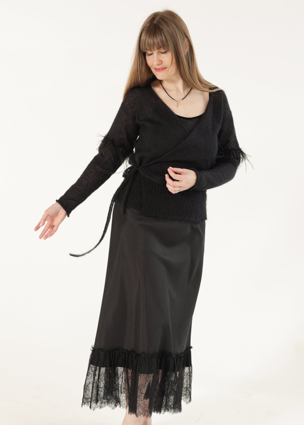 Wrap jaka Vivienne Melna