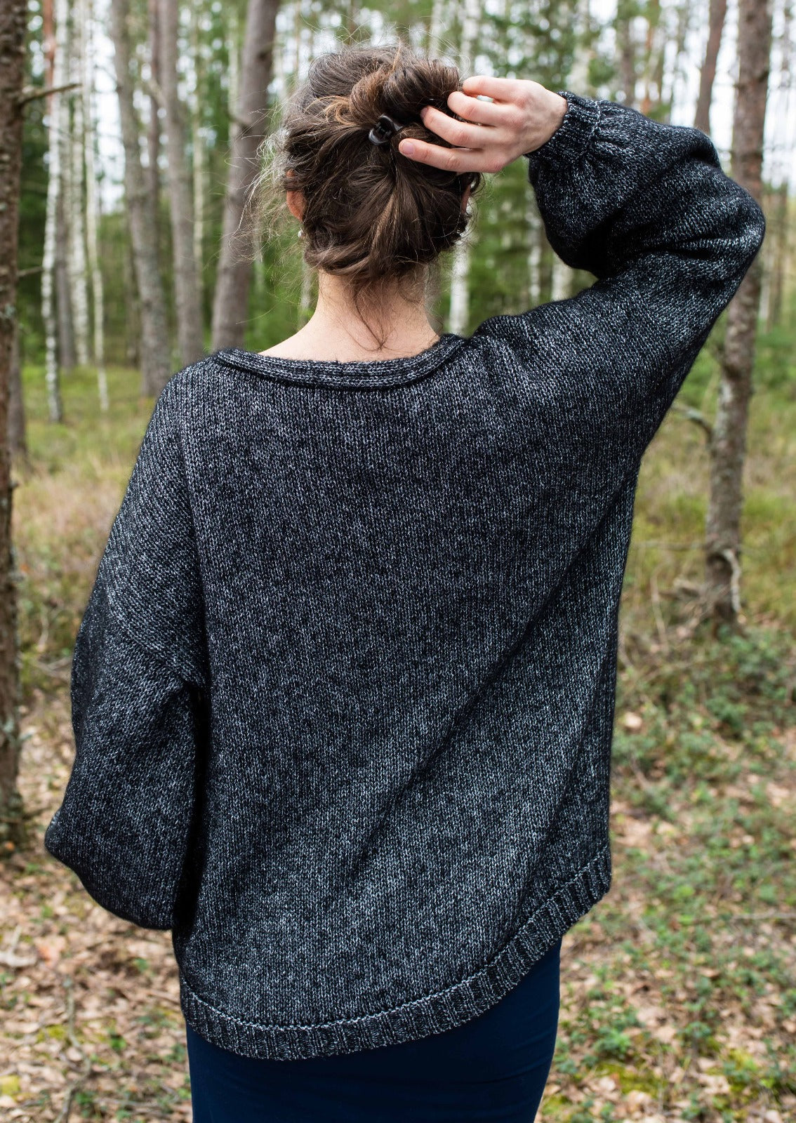 Short Mohair Jacket with Shine