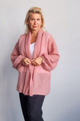 Mohair jacket with flared sleeves