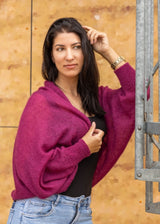 Soft mohair short cardigan- "Bolero"