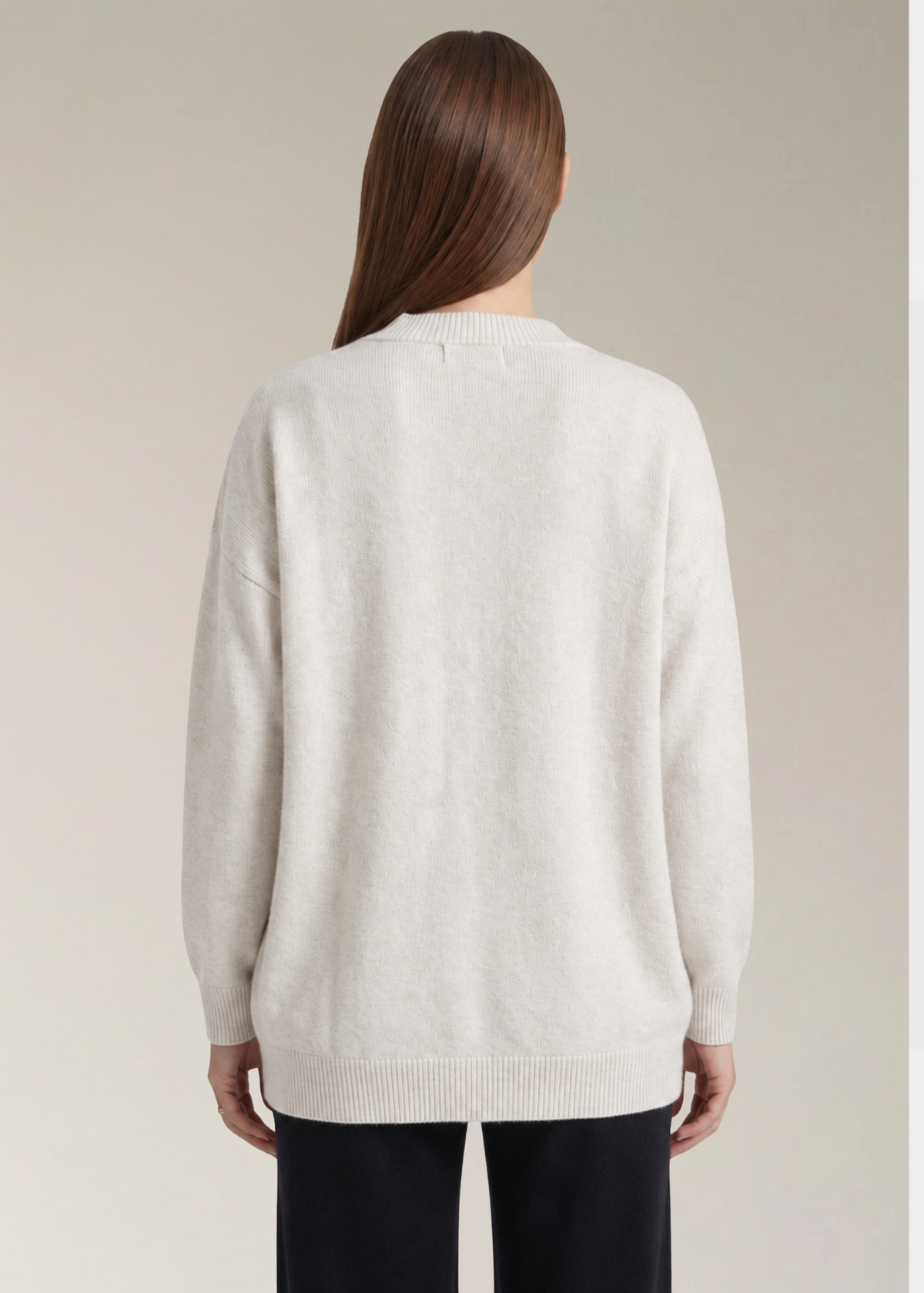 SARMA Merino Wool & Cashmere Cardigan