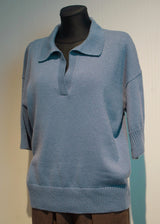 Kašmira Polo džemperis ar spīdumu