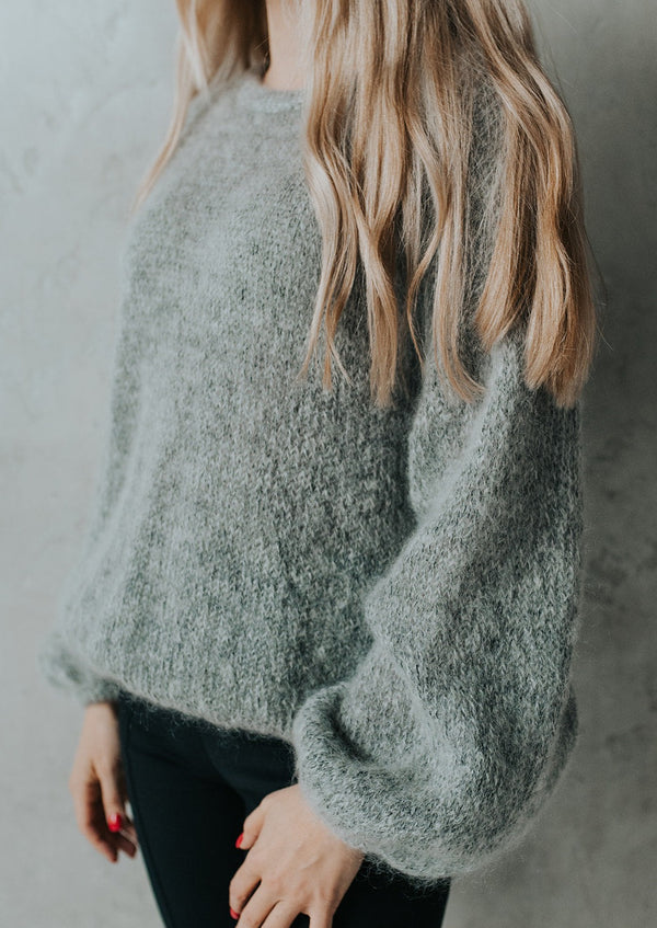 Thick mohair sweater
