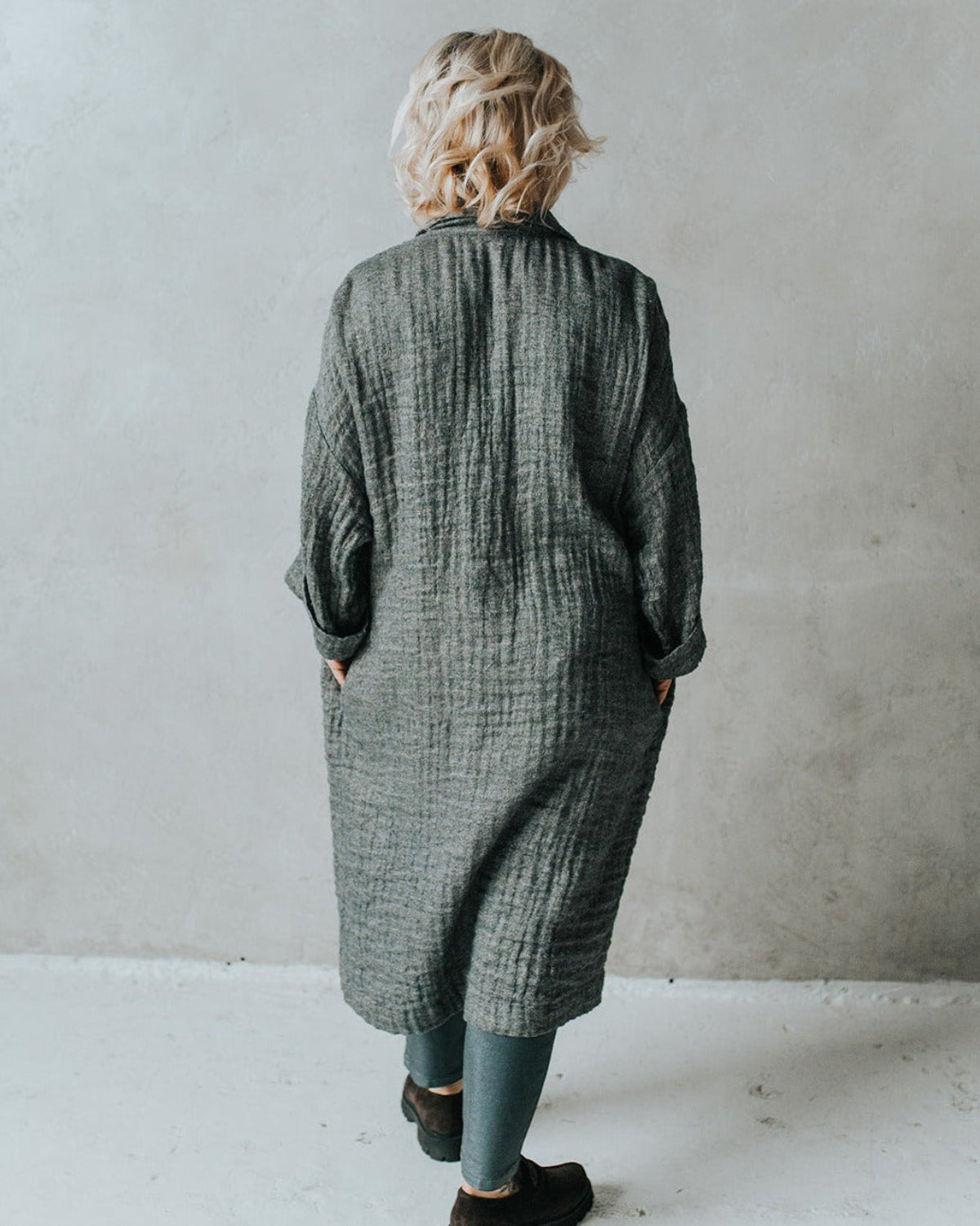 Linen-Wool Coat