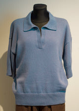 Kašmira Polo džemperis ar spīdumu