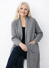 Merino biezvilnas kardigans