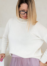 Soft merino wool turtleneck sweater