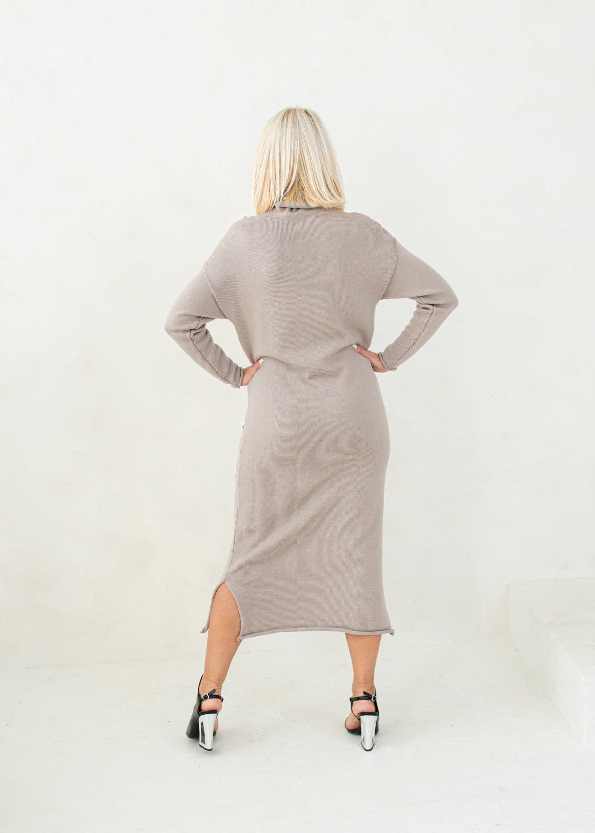 Merino Wool Dress with Pockets