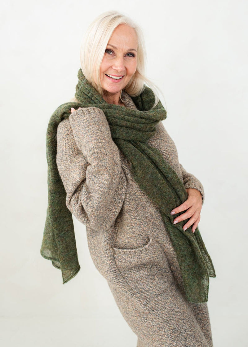 Merino wool long cardigan