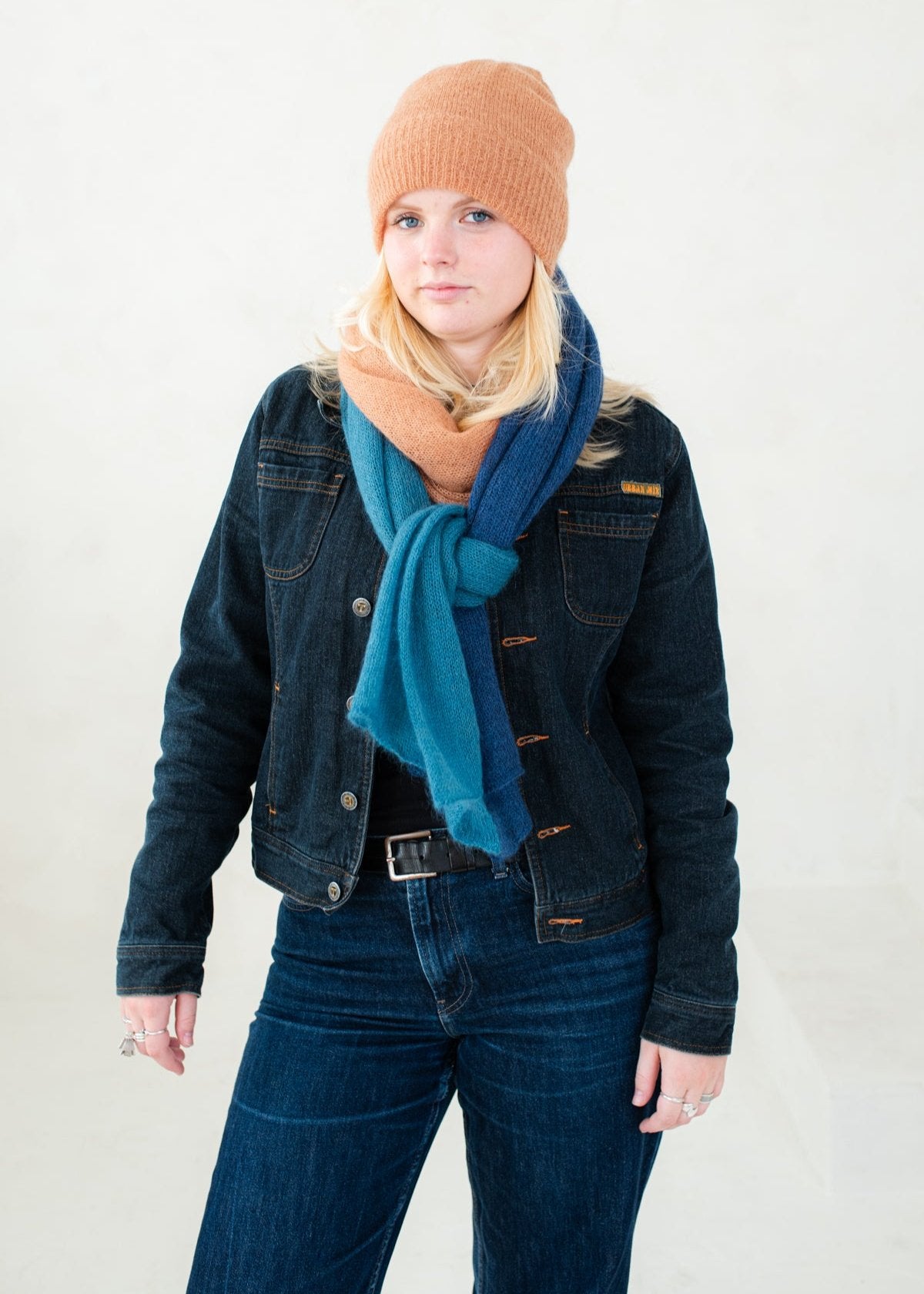Bronze Hat and Long Scarf or Set