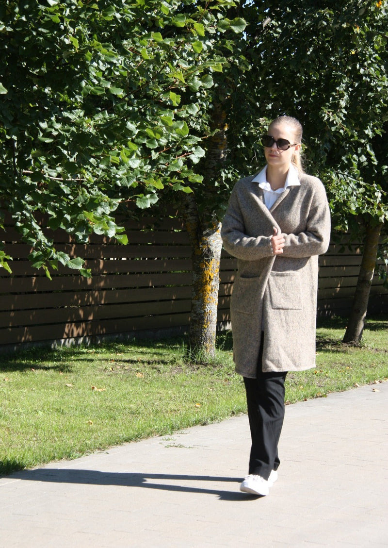 Thick, very warm woolen cardigan