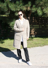Thick, very warm woolen cardigan