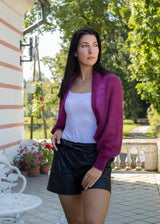 Soft mohair short cardigan- "Bolero"