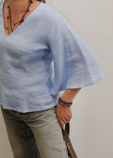 Linen safari style dress