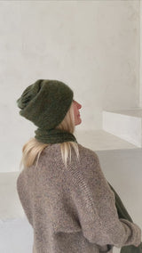 Khaki color hat/scarf/or set
