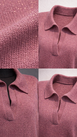 Kašmira Polo džemperis ar spīdumu