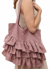 Koķeta lina tarba ar kruzuļiem