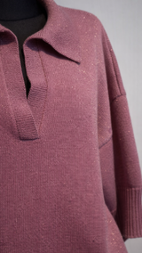 Kašmira Polo džemperis ar spīdumu