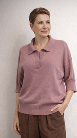 Kašmira Polo džemperis ar spīdumu