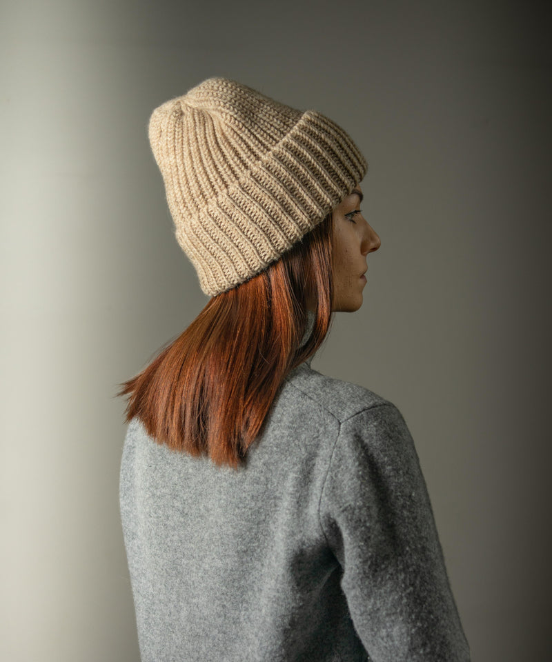 Hat made of alpaca and wool