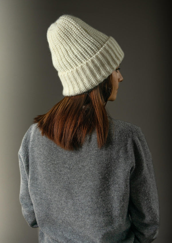 Soft merino and alpaca wool hat